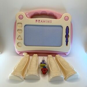 Magnetic Drawing Pad for‎ Kids with Stamps & Legs – Color Doodle Magna Board